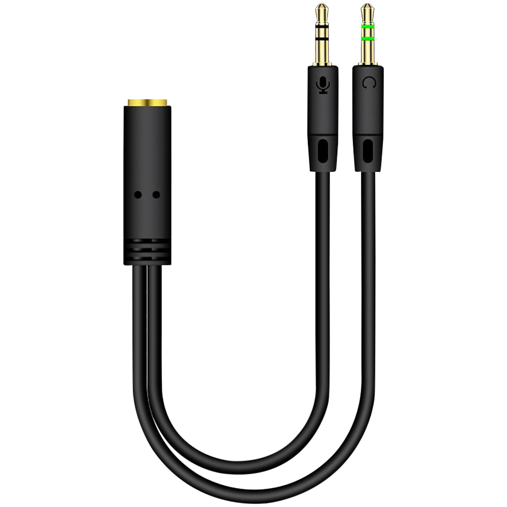 Audio Splitter Y - 3.5 مللي متر جاك 2 ذكر