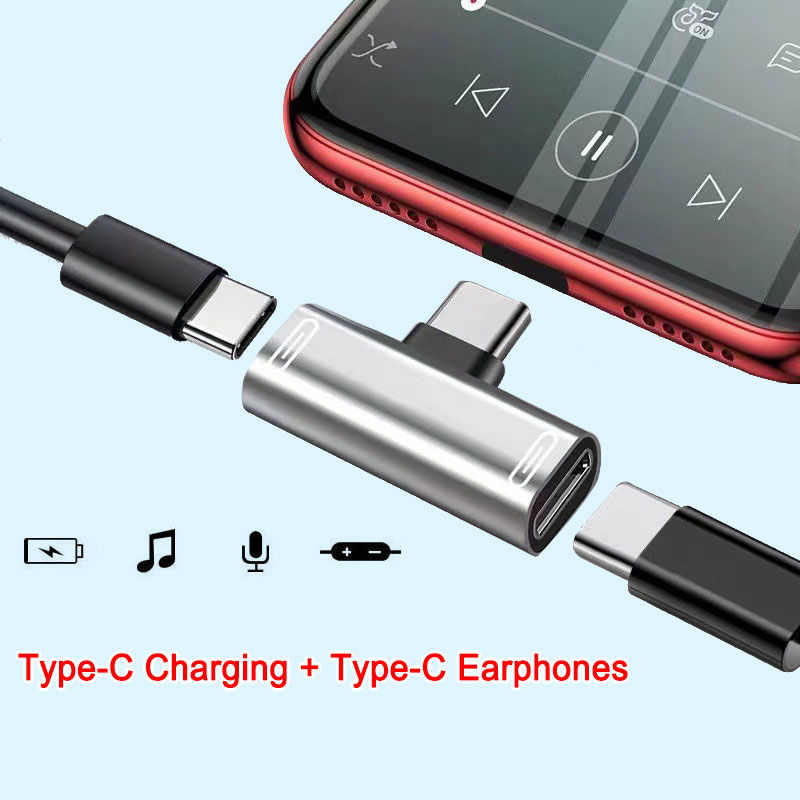 1/2 قطعة محول USB C إلى Type-C - مراجعة Usb C Earphone وسعره
