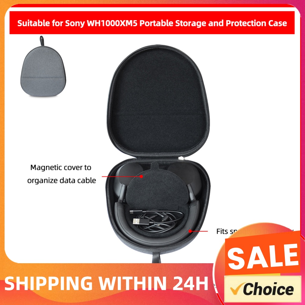 حقيبة حمل صلبة مقاومة للصدمات، - مراجعة Headphone Case Hard وسعره