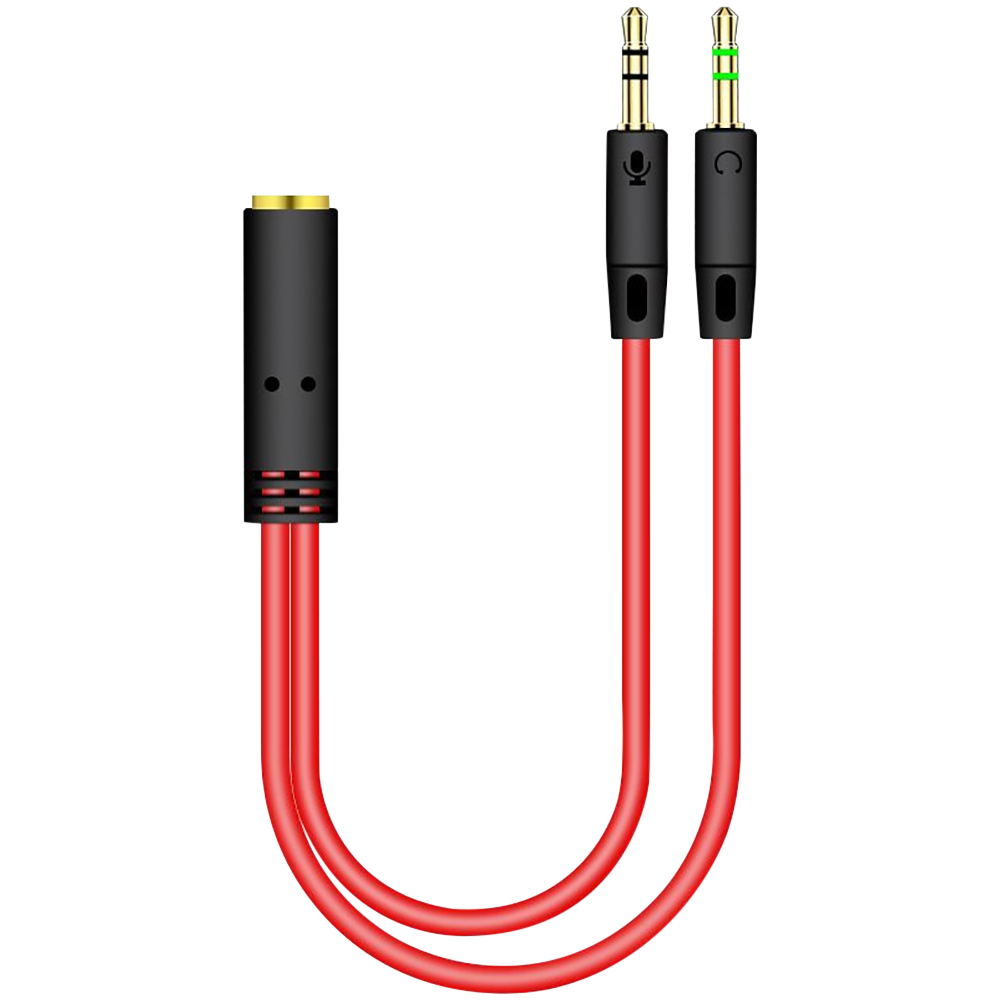 3.5 مللي متر جاك 2 ذكر إلى 1 أ - مراجعة Audio Splitter Y وسعره