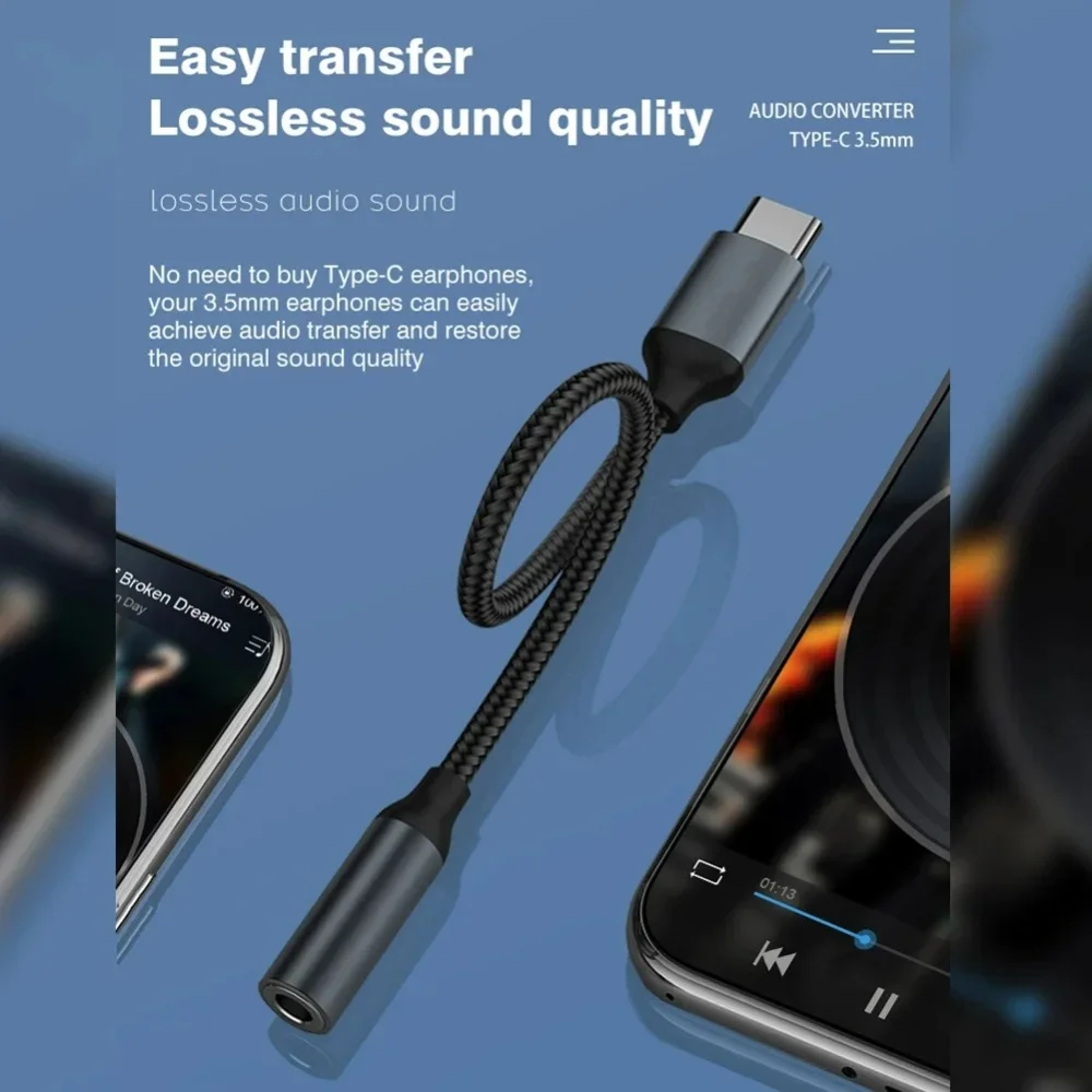 محول صوت USB C 3.5 مم، كابل صو - مراجعة Audiophile Headphone Wired وسعره